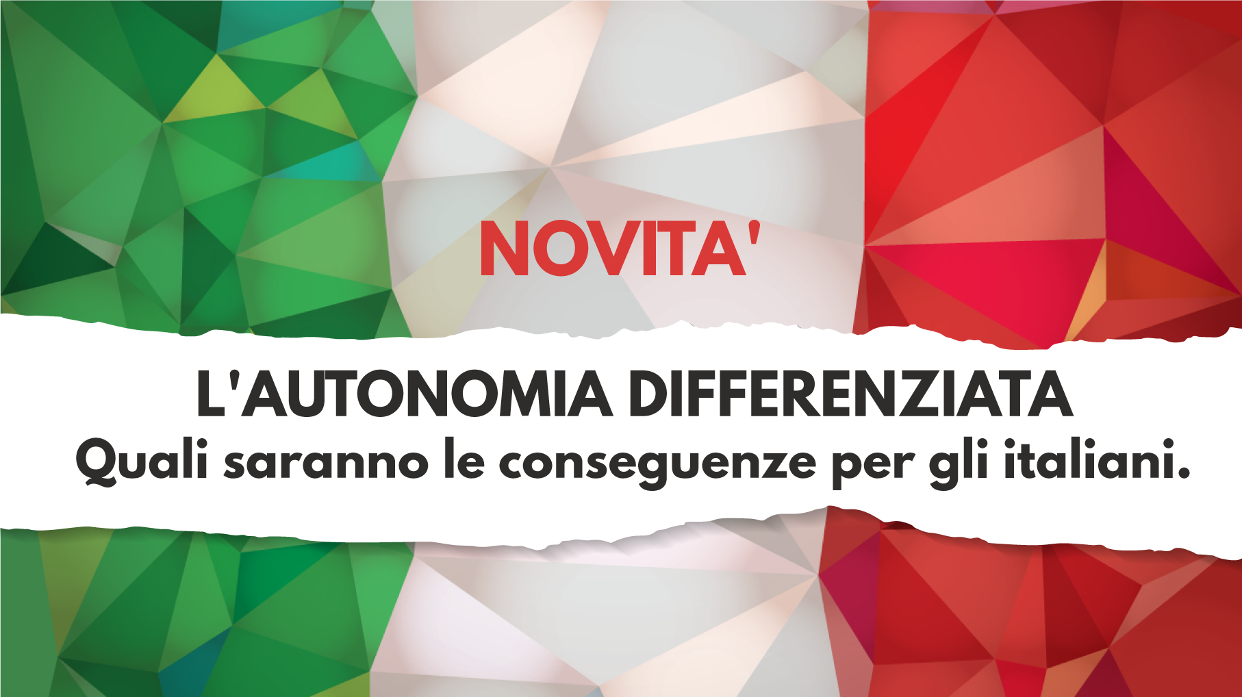 Novità: L'autonomia differenziata: quali saranno le conseguenze per gli italiani.