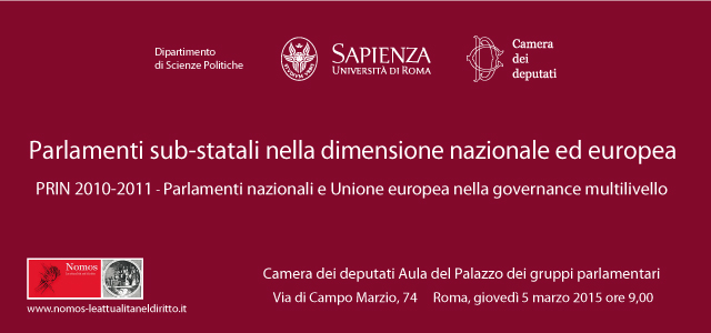 Parlamenti sub-statali nella dimensione nazionale ed europea