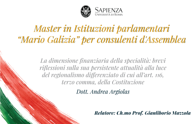 Pubblicazione tesi del dottore Andrea Argiolas.